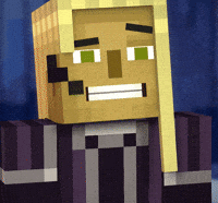 Minecraft Story Mode Wink GIF