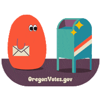OregonSOS vote election oregon register to vote Sticker