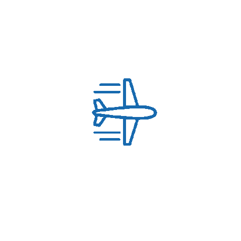 iagofonzar giphyupload travel fly loading Sticker