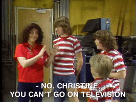 you cant do that on television splat GIF