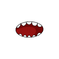 Illustration Tongue Sticker