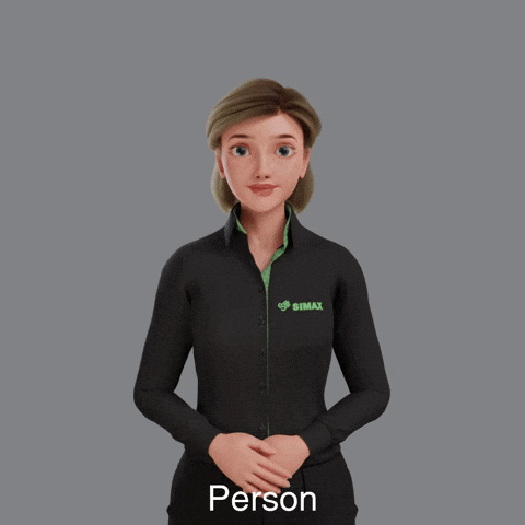 Avatar Person GIF by Sign Time - SiMAX