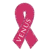 pink pinkribbon Sticker by VENUS