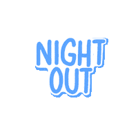 Night Out Party Sticker