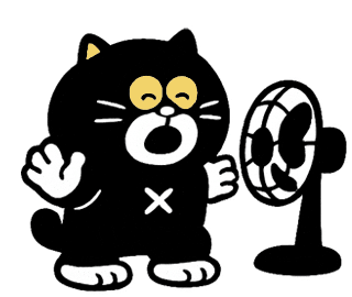 Cat Summer Sticker