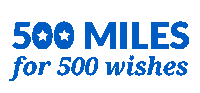 500Miles Sticker by Make-A-Wish Central & Western North Carolina
