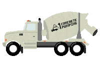A1ConcretePumping concrete a1 concrete pumping a1concretepumpco Sticker