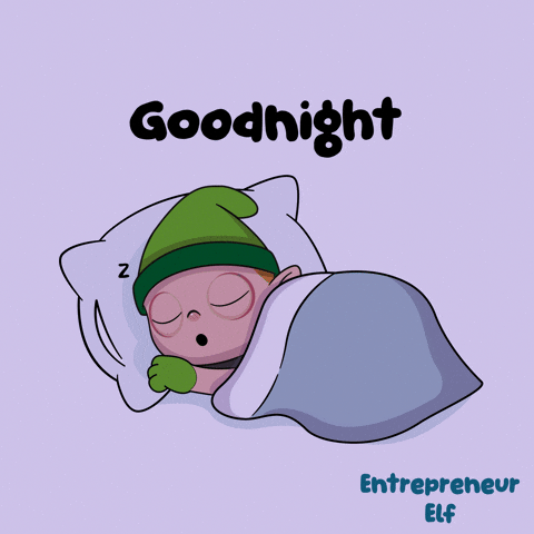 Good Night Entrepreneur GIF by VeeFriends