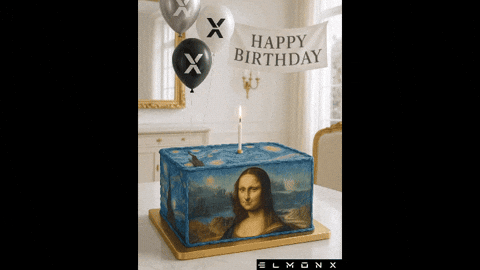 Happy Birthday Art GIF by ElmonX