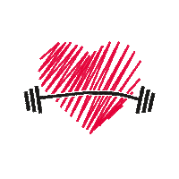 strive4performance sport heart fitness performance Sticker