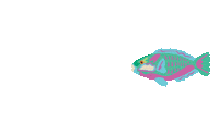 Great Barrier Reef Fish Sticker by Erstwilder