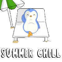 Relaxed Summer Sticker by Pudgy Penguins