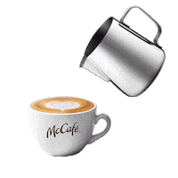 mcdonaldsdanmark mcdonalds barista kaffe cappucino Sticker