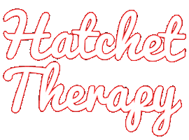 Mask Throwing Sticker by Stumpy's Hatchet House