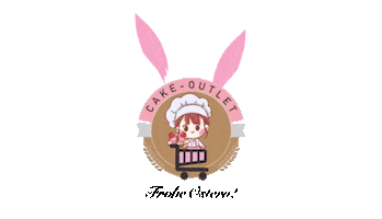 Happy Bunny Sticker by Cake_Outlet