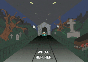 scared eric cartman GIF by South Park 