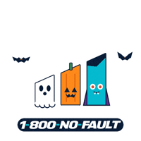 Halloween Drive Safe Sticker by 1-800-NO-FAULT