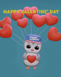 In Love Valentine GIF by Pengu