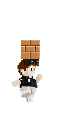 sundai pixel bonus voxel caelan Sticker