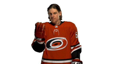 Erik Haula Oops Sticker by Carolina Hurricanes