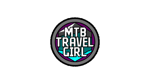 MTBTravelGirl giphyupload mtb travel girl Sticker
