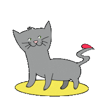 Cat Ball Sticker