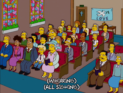 Season 17 Sigh GIF by The Simpsons