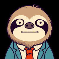 Shocked Neutral Face GIF by Slothana