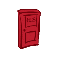 Lcs Red Door Sticker by LakefieldCollegeSchool