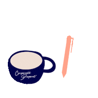 therhiannonward coffee entrepreneur productivity boss babe Sticker