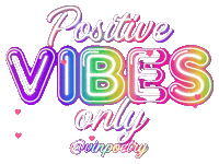 Good Vibes Hearts Sticker