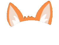 Lisyasha fox ears lisyasha Sticker