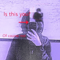 sw3v3nz aesthetic purple selfie y2k GIF