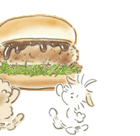 Hungry Lets Eat Sticker
