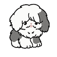 Old English Sheepdog Dog Sticker