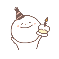 Happy Birthday Party Sticker