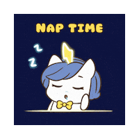 Sleepy Sticker by Brave Unicorn