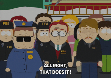 officer barbrady GIF by South Park 