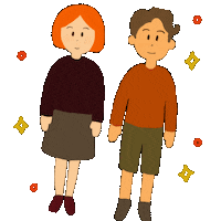 Girl Couple Sticker