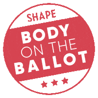 Vote Voting Sticker by SHAPE Magazine