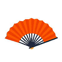 Pizza Orange Sticker by Aperitif Time