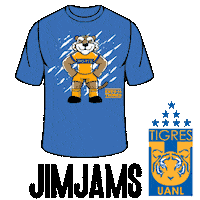 Tigres Uanl Tshirt Sticker by Jim Jams