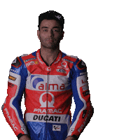 happy danilo petrucci Sticker by MotoGP