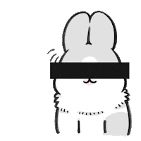 Rabbit Prisoner Sticker by YUKIJI