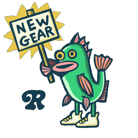 Second Hand Fish Sticker by recast market