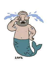 Sad Cartoon Sticker by Alejandra Baiz