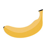 asrvitality healthy fruit fit banana Sticker