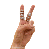 Diamond Rings Peace Sticker by Reeds Jewelers