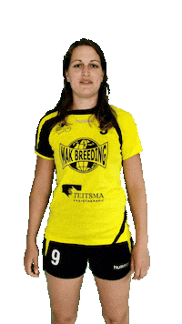 HVGeelZwart handbal geelzwart geel-zwart hvgeelzwart Sticker