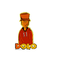 theartofkidkatu glow dolo kanvaskids kidsolr Sticker